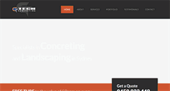 Desktop Screenshot of gtechconcreting.com